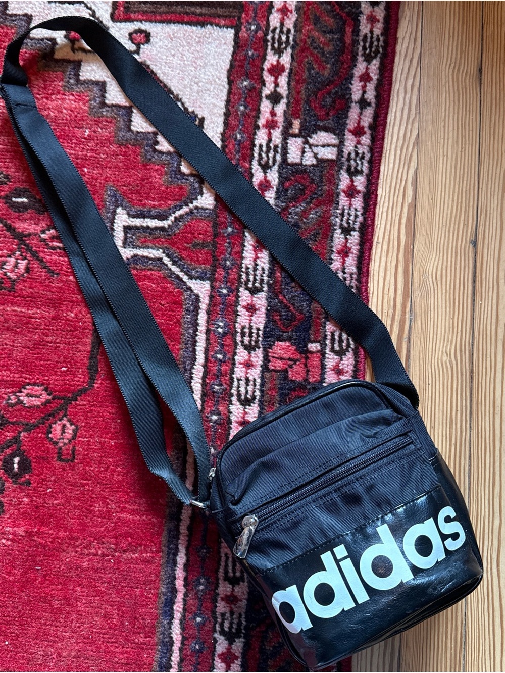 Adidas Black Crossbody shoulder bag Strap